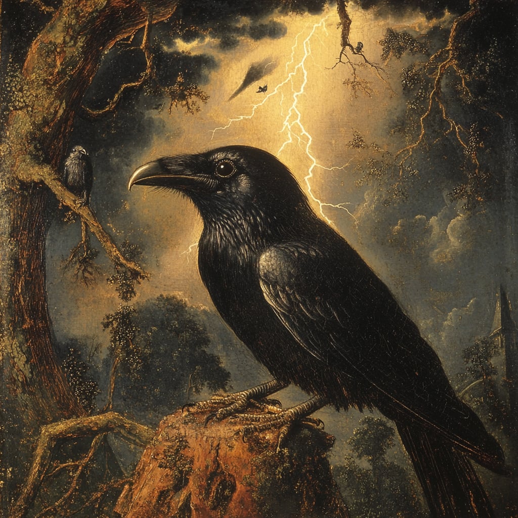 Raven Steals the Light - Philosophical Concept | Alexandria