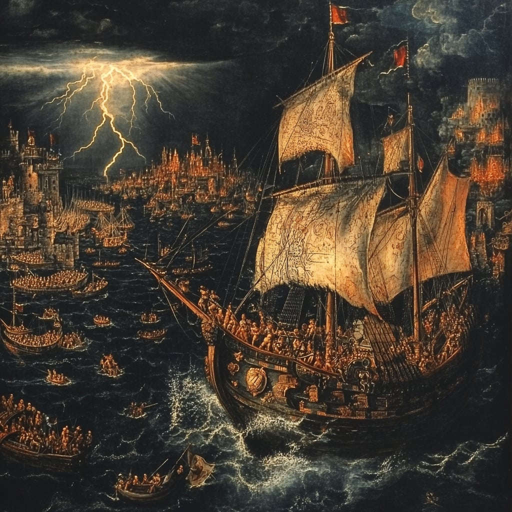 The Spanish Armada (1588 AD) - Philosophical Concept | Alexandria